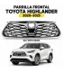Parrilla frontal Toyota Highlander 2020 2025