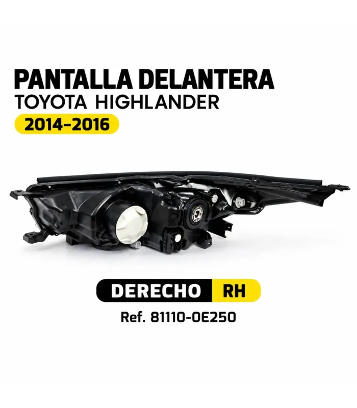 Pantalla izquierda Toyota Highlander 81150 0E250