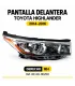 Pantalla Delantera Toyota Highlander 2014-2016