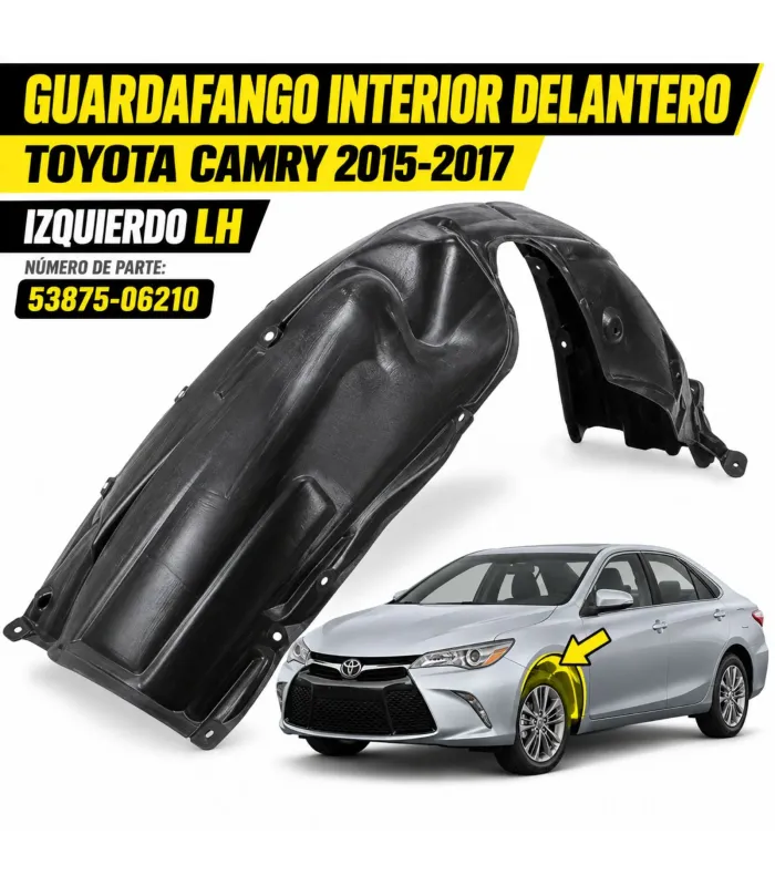 Guardafango interior derecho Toyota Camry 53875 06210