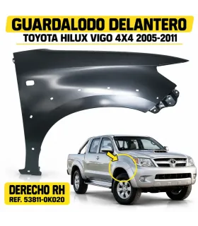 Guardalodo delantero Toyota Hilux Vigo 4X4 2005-2011