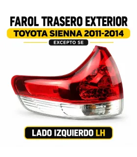 Farol trasero exterior Toyota Sienna 2011-2014 derecho RH 81550-08030