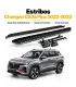 Estribos Changan CS35 Plus 2022-2023 negros con borde cromado