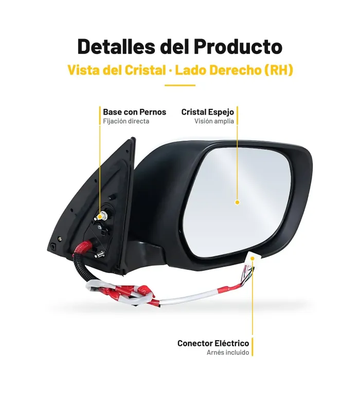 Retrovisor instalado en Toyota Land Cruiser Prado 150