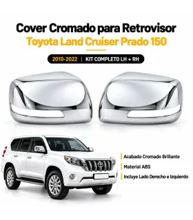 Cover cromado para retrovisor Toyota Land Cruiser Prado 150