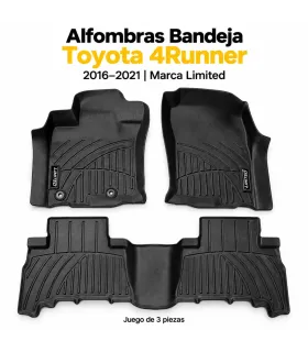 Alfombras bandeja marca Limited para Toyota 4Runner 2016-2021