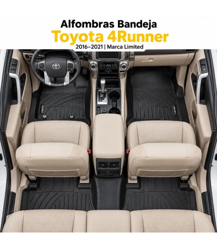 Alfombra trasera corrida para Toyota 4Runner 2016-2021