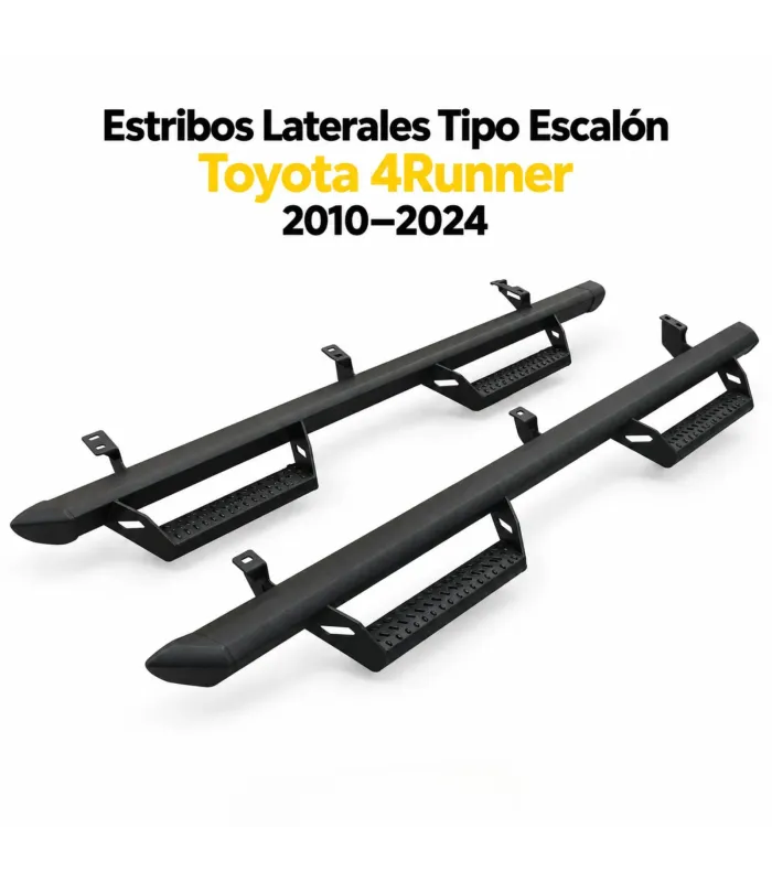 Estribos laterales tipo escalón Toyota 4Runner 2010-2024