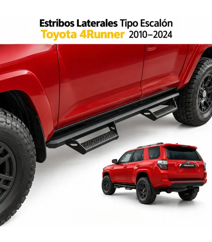 Juego estribos laterales Toyota 4Runner 2010-2024 RH LH