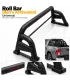 Camioneta pickup con roll bar universal vista trasera