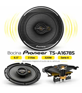 Tweeters de bocina coaxial Pioneer TS-A1678S