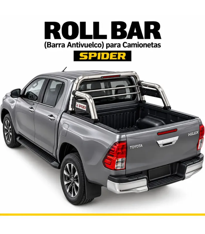Roll bar instalado en Nissan NP300 Frontier