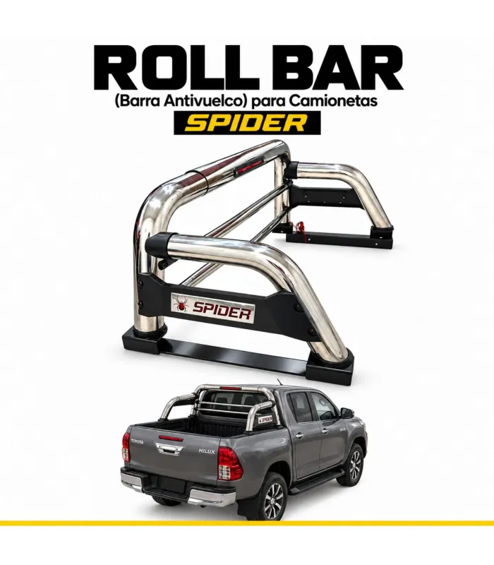 Roll bar barra antivuelco Spider para camionetas