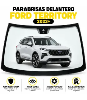 Parabrisas instalado en Ford Territory segunda generación
