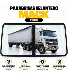 Parabrisas Cristal Delantero Frontal Camion Mack 2000 Vidrio Laminado