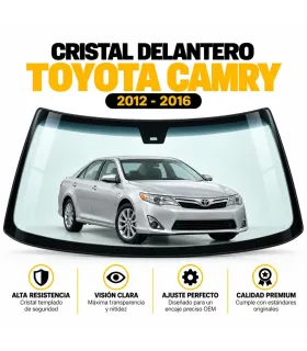 Área del retrovisor en parabrisas Toyota Camry