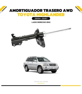 Amortiguador trasero Toyota Highlander 2004-2007 AWD