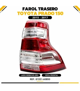 Mica trasera Toyota Land Cruiser Prado 150 2015-2017