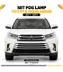 Set fog lamp tapas de neblineros Toyota Highlander 2017-2019