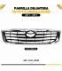 Parrilla Toyota Highlander 2011-2013 negra con marco cromado