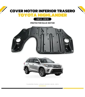 Cover motor inferior trasero Toyota Highlander y Lexus RX350