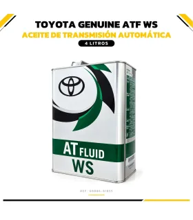 Toyota Genuine ATF WS aceite de transmisión 4 litros