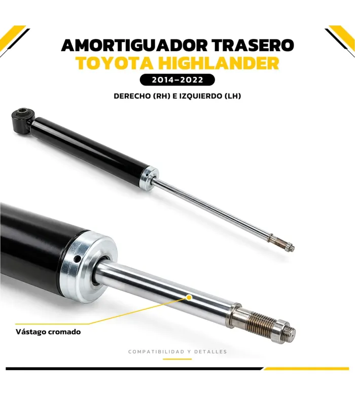 Amortiguador trasero izquierdo Toyota Highlander 349203
