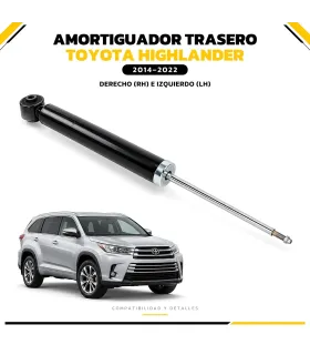 Amortiguador trasero Toyota Highlander 2014-2022