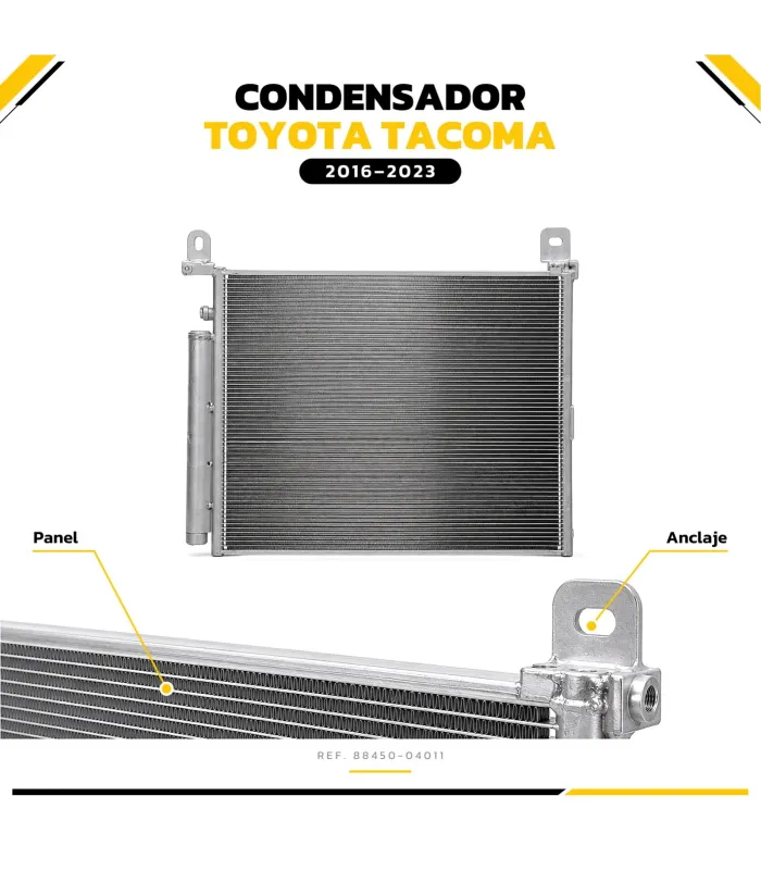 Condensador aire acondicionado Toyota Tacoma 2016-2023