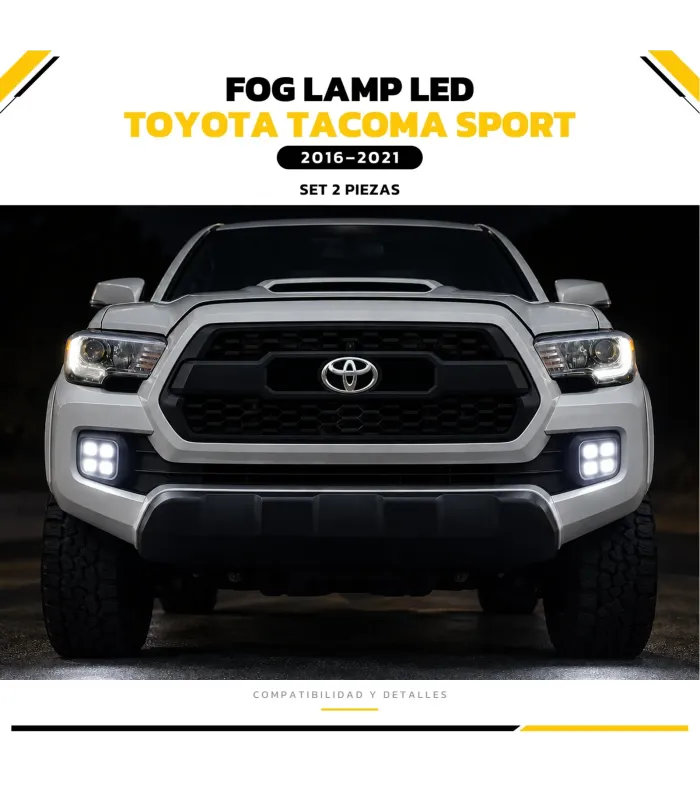 Neblinero LED izquierdo Toyota Tacoma TRD Sport