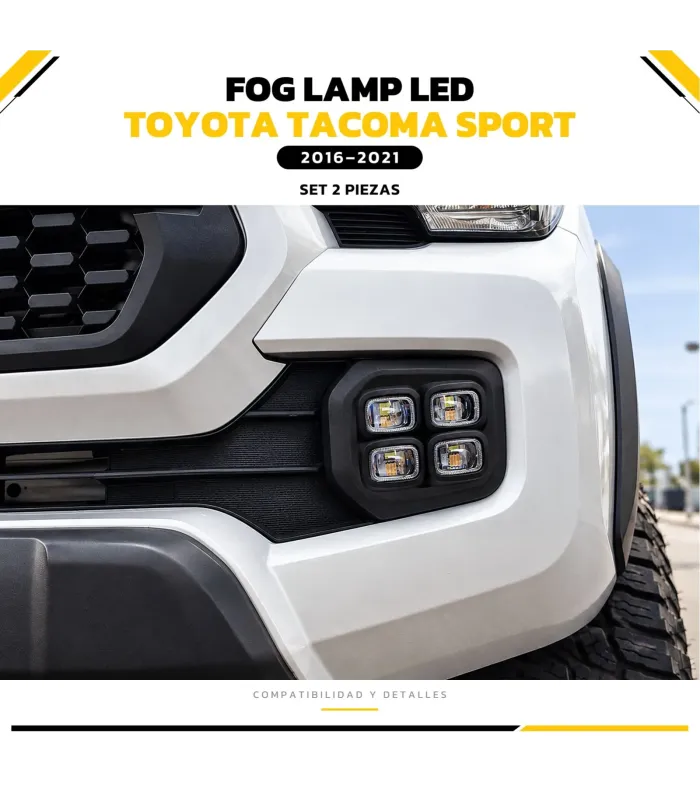 Neblinero LED derecho Toyota Tacoma TRD Sport