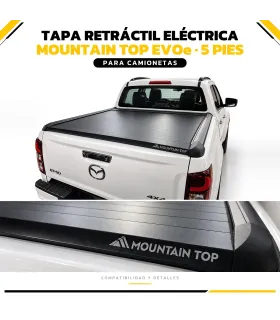 Tapa retráctil eléctrica Mountain Top EVOe de 5 pies