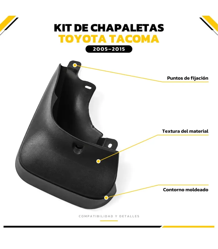 Chapaletas traseras Toyota Tacoma 76625-04171