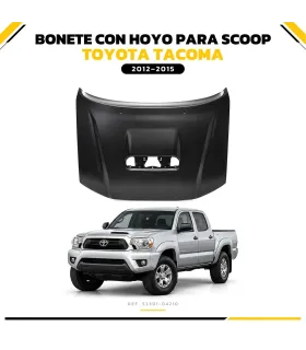 Bonete Toyota Tacoma con hoyo para scoop 2012-2015
