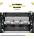 Borde elevado alfombra 3ra fila WeatherTech