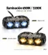 Luz LED auxiliar ONELUX OX-M100 3 lentes para parrilla