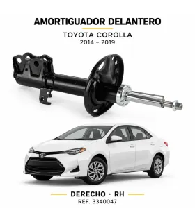 Amortiguador delantero Toyota Corolla 2014-2019 izquierdo LH 3340048