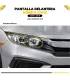 Pantalla instalada en Honda Civic 2016-2019
