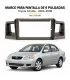 Vista lateral marco radio tablet Toyota Corolla