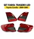 Set Farol Trasero LED Toyota Corolla 2009-2010 | Auto Fashion