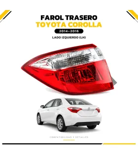 Farol trasero Toyota Corolla 2014-2016