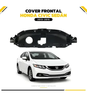 Frente del motor Honda Civic sedán con cover frontal