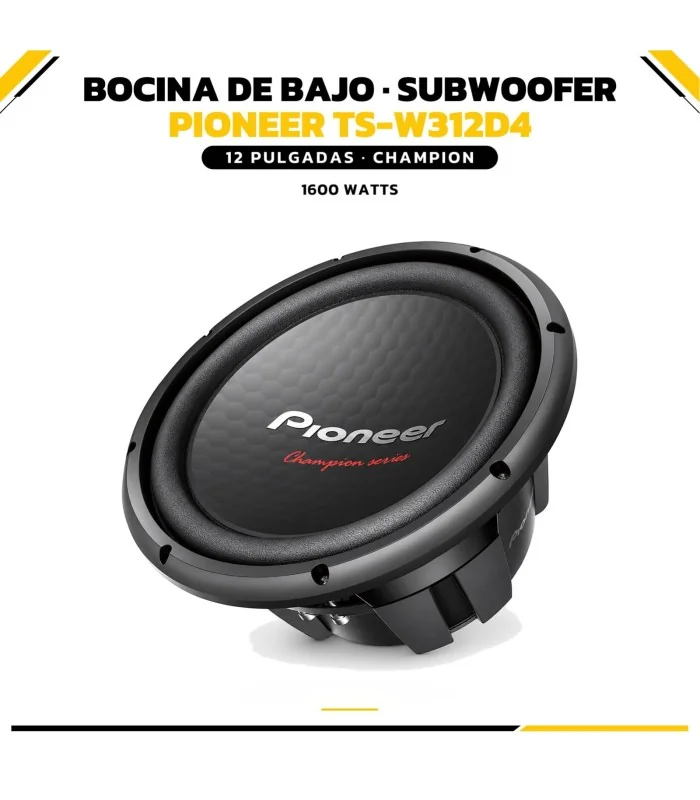 Imán doble apilado subwoofer Pioneer Champion