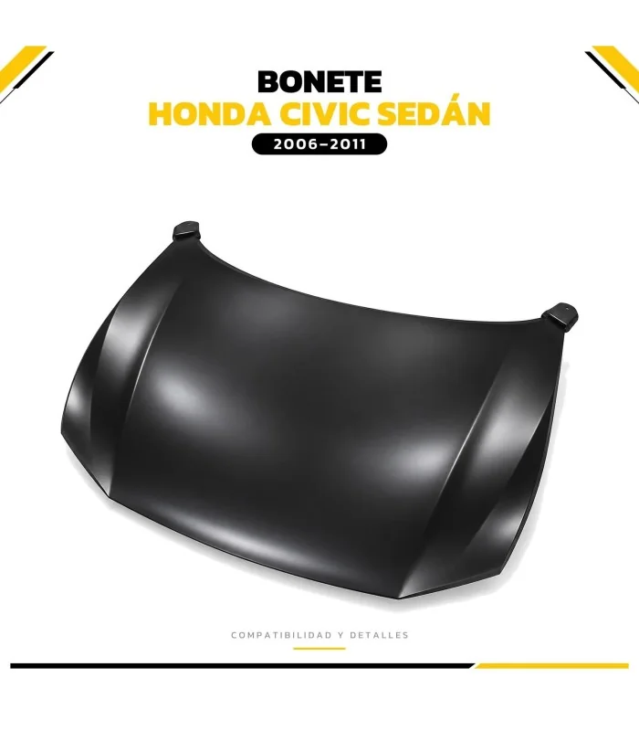 Bonete Civic 2006-2011 referencia 60100-SNE-A90ZZ
