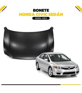 Bonete Honda Civic Sedán 2006-2011 vista frontal