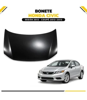 Bonete Honda Civic Sedán 2012 vista frontal
