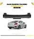 Base bumper trasero Honda Civic 2016-2021 vista frontal