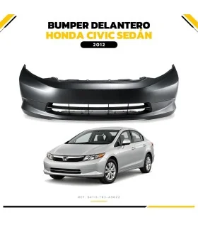Bumper delantero Honda Civic Sedán 2012 vista frontal