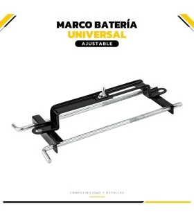 Marco batería universal vista lateral