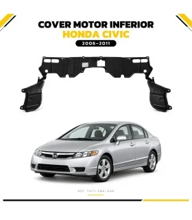 Cover motor inferior Honda Civic 2006-2011 vista superior